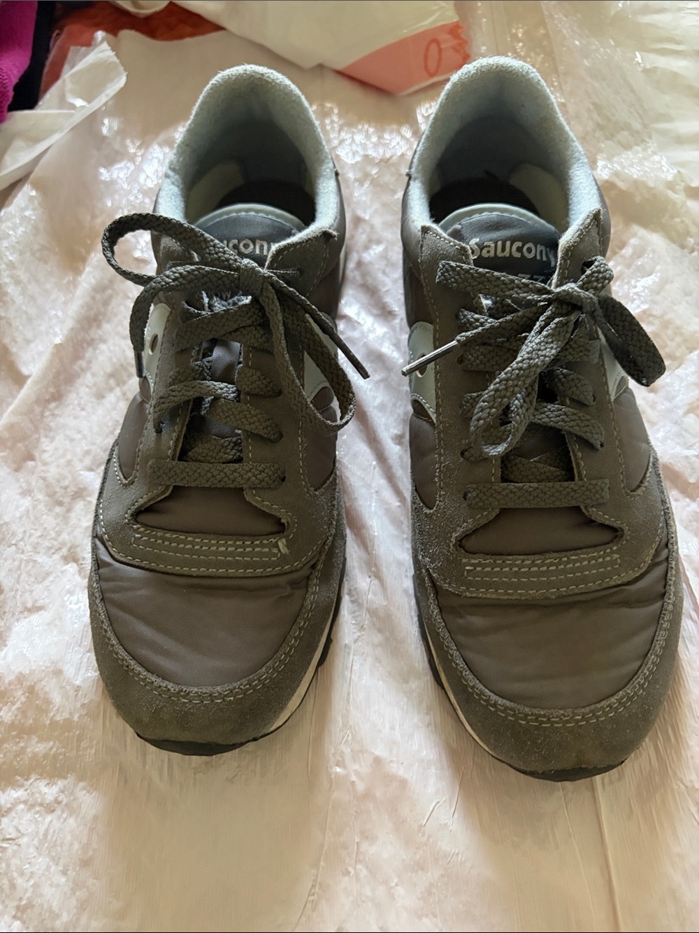 Saucony Jazz Low pro gray/blue size 9